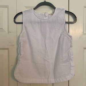 White seer sucker tank - LIKE NEW!!!